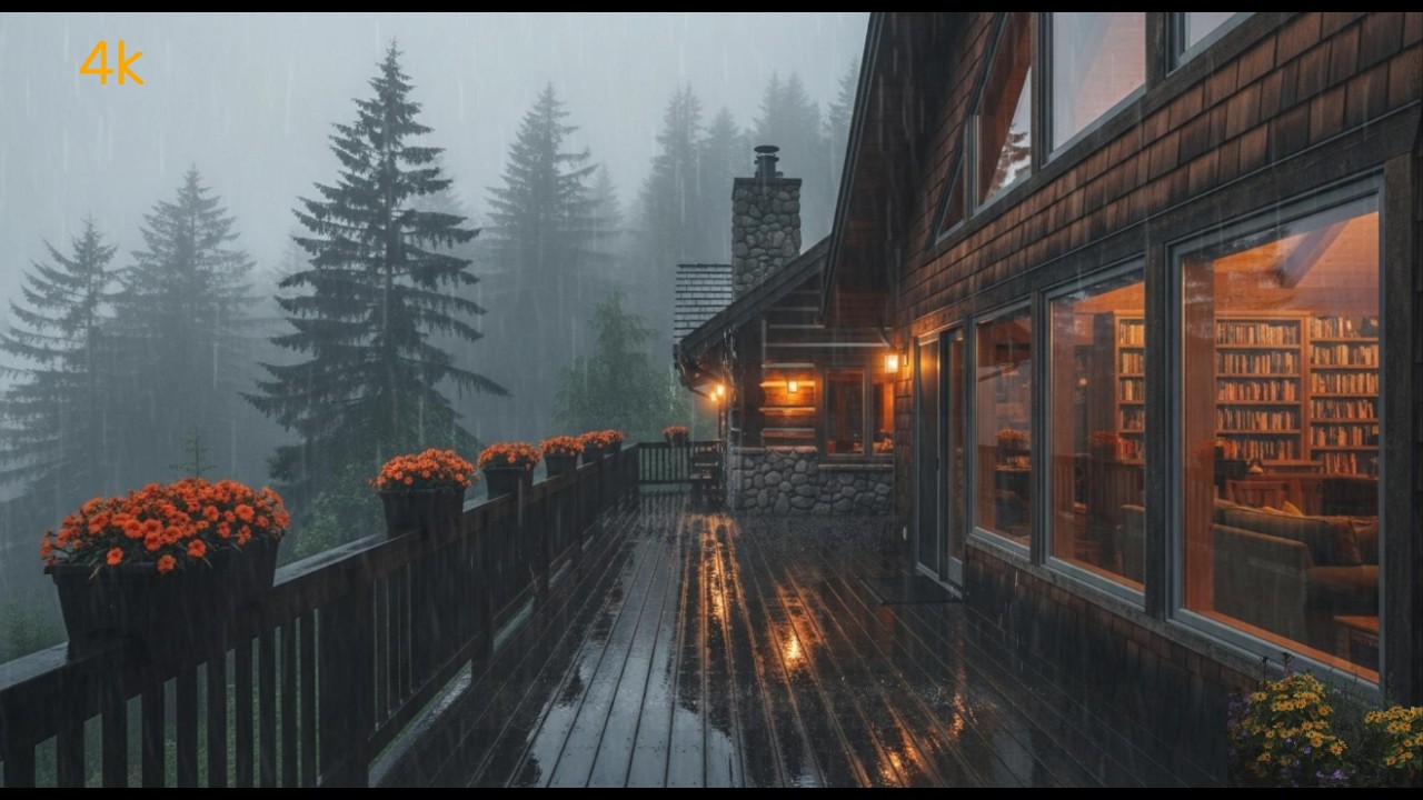 ASMR Best Rain in the Forest at Night -#雨音 #rainfall #raining