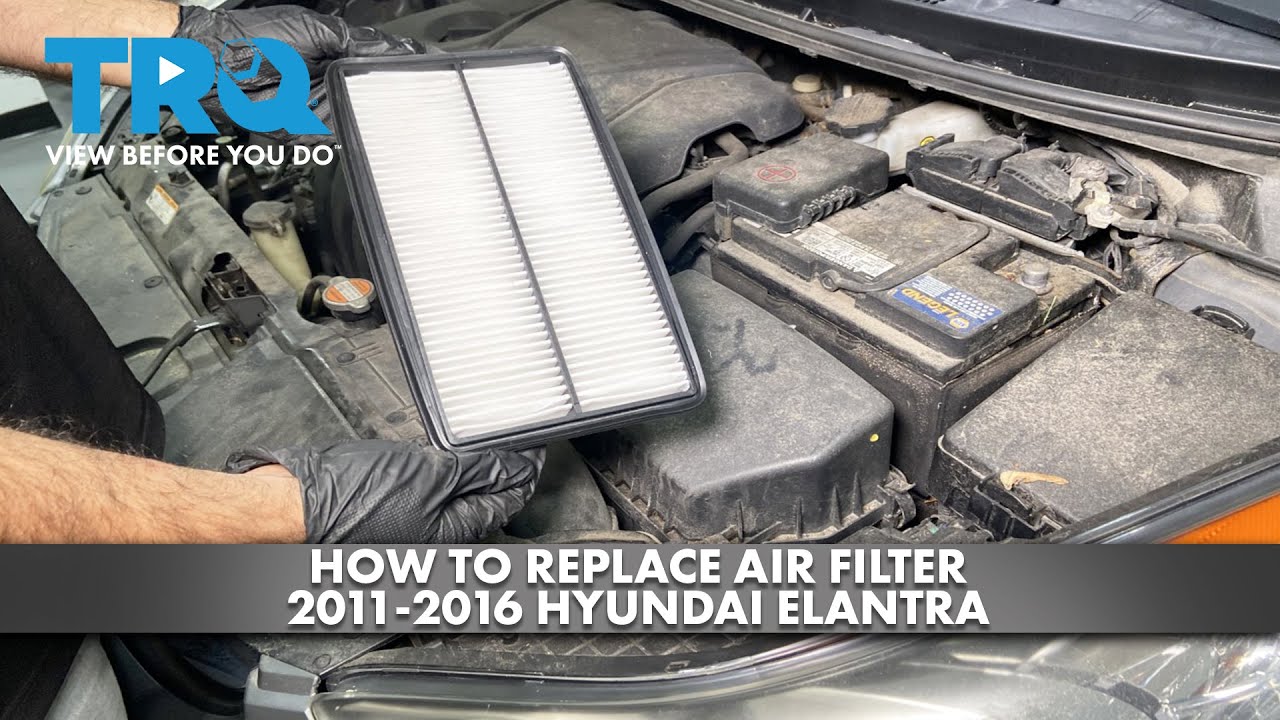 How to Replace Air Filter 2011-2016 Hyundai Elantra