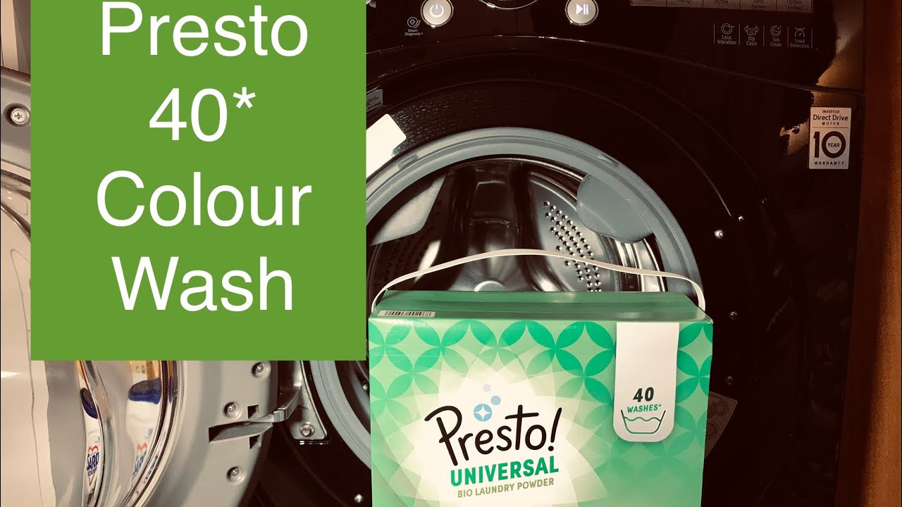 Amazon Presto Laundry Detergent, 40* Colour Wash