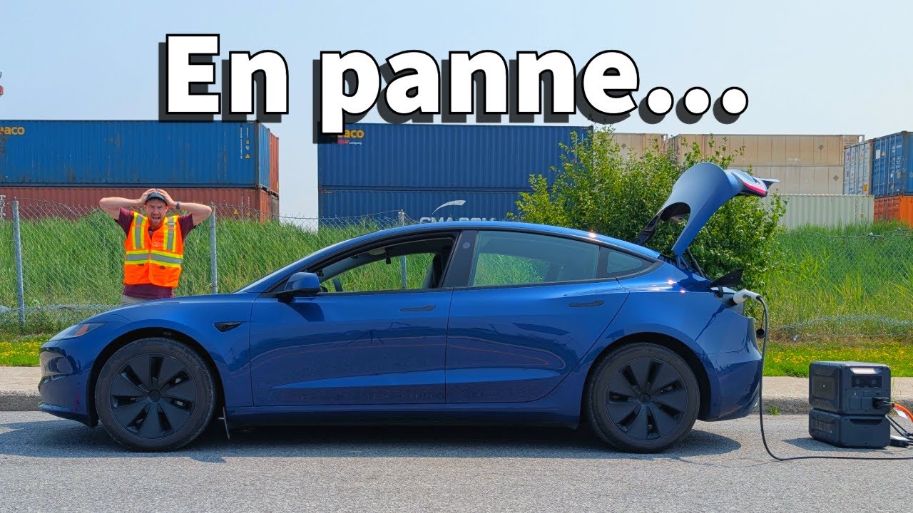 On recharge une Tesla avec une batterie portable, ça marche vraiment ?
