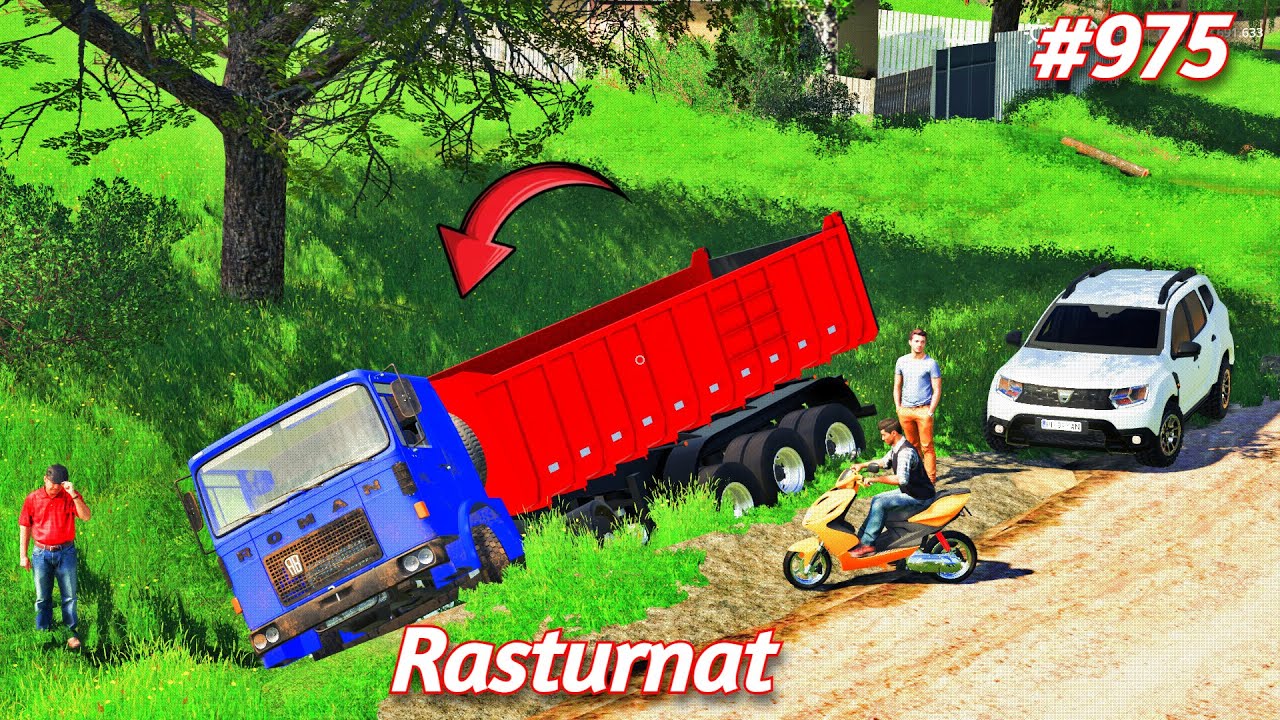 Ролевая игра на Думешти ///ОН ЗАТЯНУЛ ГРУЗОВИК В КАНАВКУ [975]-Farming Simulator 19