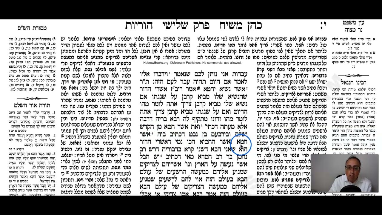 Horayos Daf 10b Daf Yomi Gemara (Talmud) Meseches Horayos Mesechet Horayot Masechet Horayot