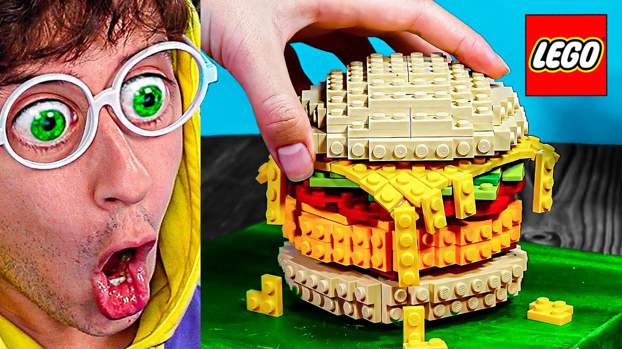 COMIDA de LEGO en la VIDA REAL 😋!! (Y Más Cosas Increíbles..)