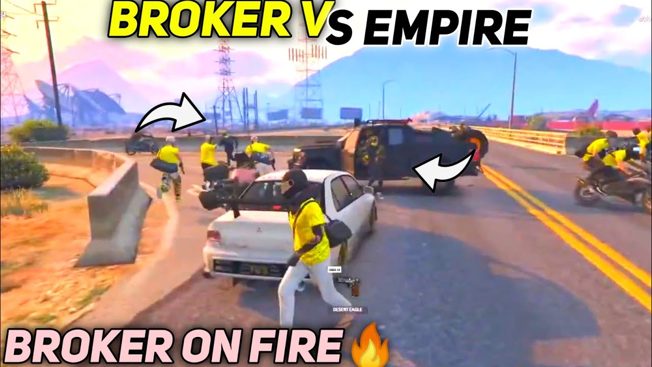 BROKER VS EMPIRE | PERANG DIJEMBATAN SS | BROKER ON FIRE🔥 - GTA V ROLEPLAY