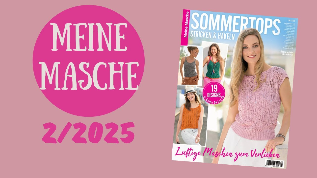 Meine Masche. Summertops 2/2025  l Knitting Magazine Flip Through