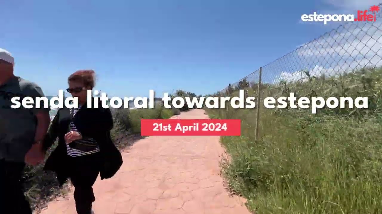 Cruising the Senda Litoral toward Estepona  (April 2024)