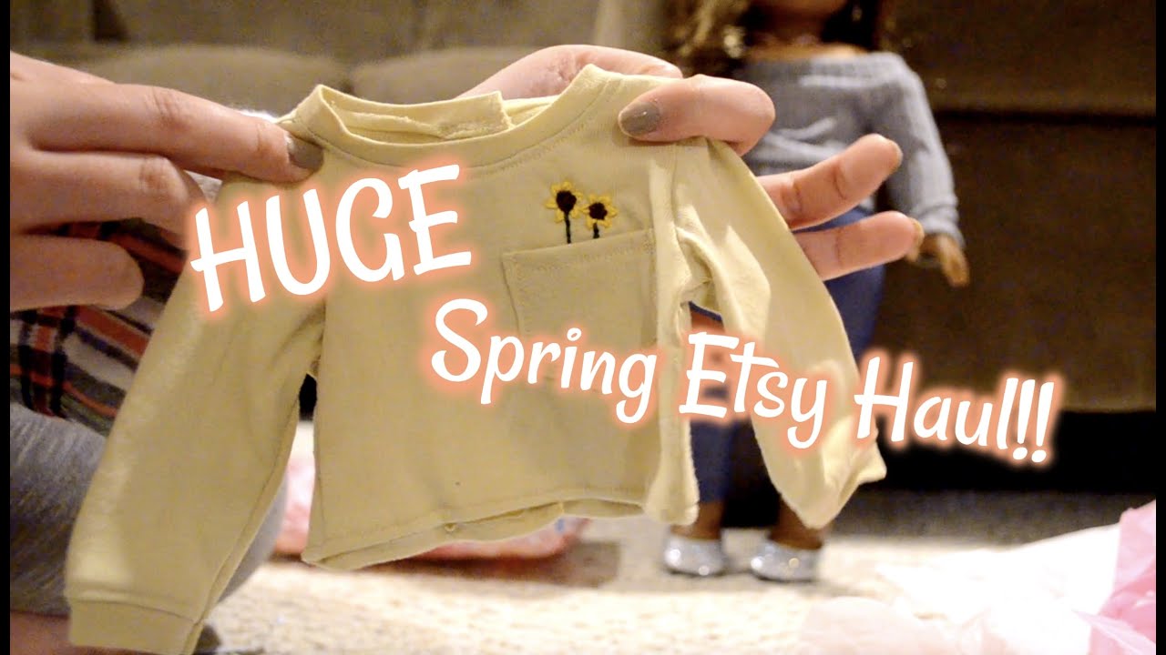 HUGE American Girl Spring Etsy Haul!!
