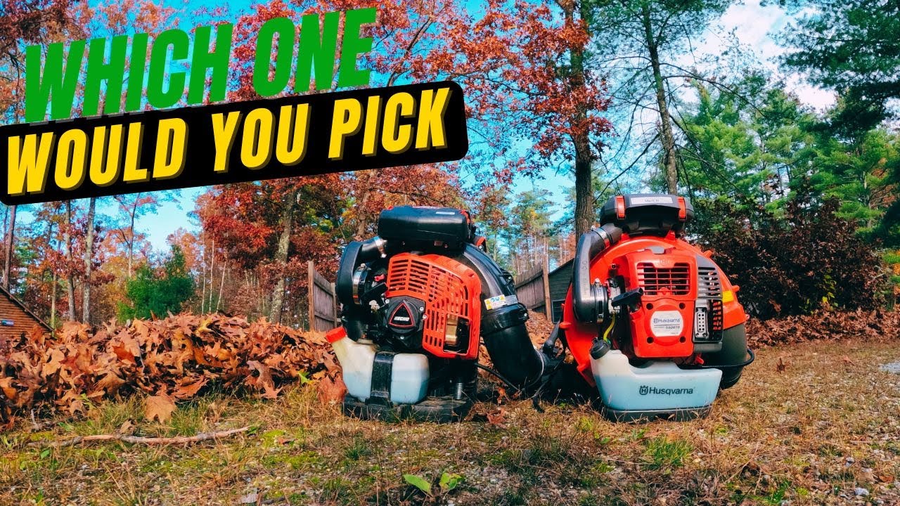 Echo Vs Husqvarna leaf blower.
