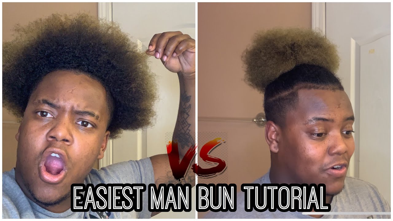 Man Bun/ Puff Tutorial For Men (Short/Long Hair)