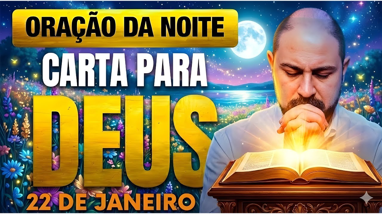 ORAÇÃO DA NOITE DE HOJE- 22 DE JANEIRO- SALMO 91: CARTA PARA DEUS- E ORAÇÃO DE PAZ- VINICIUS IRACET-