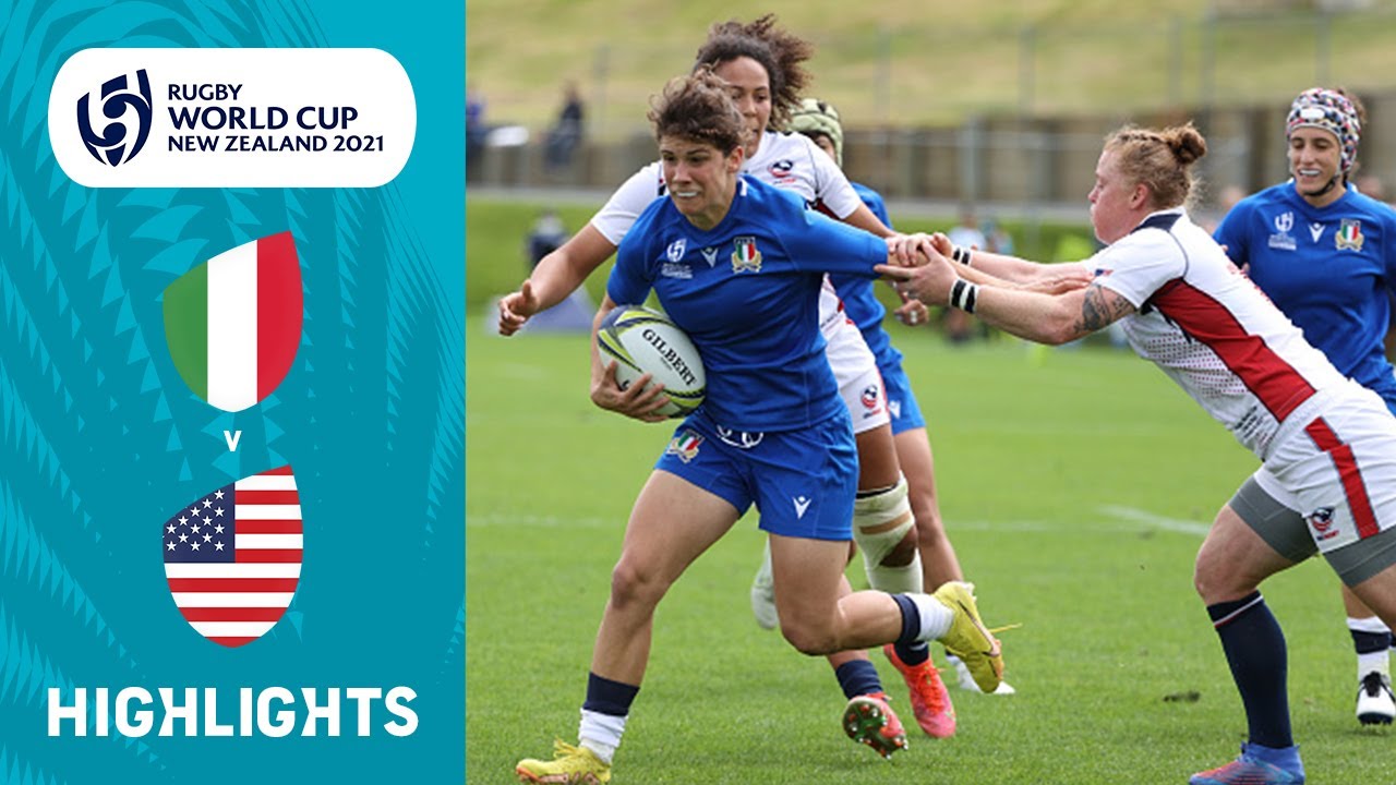 RWC2021 Match Highlights: USA v Italy!