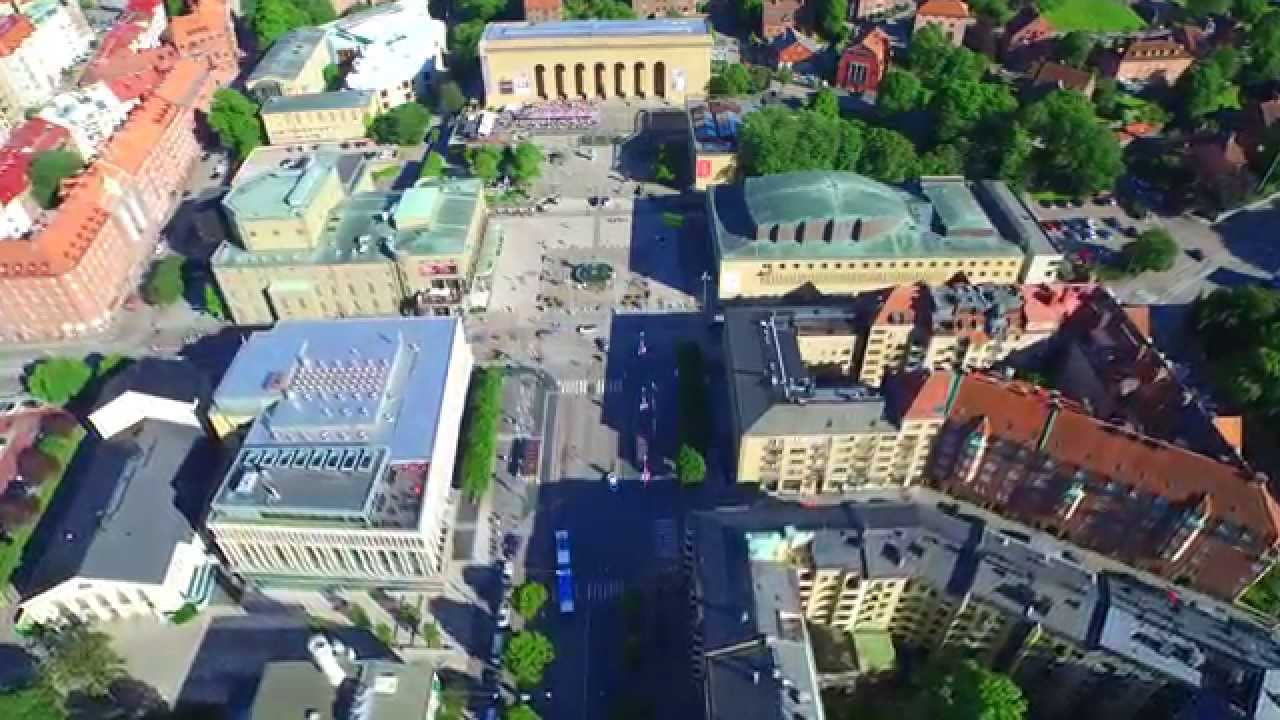 Avenyn, G&ouml;taplatsen, Lorensberg, G&ouml;teborg Sweden in UHD