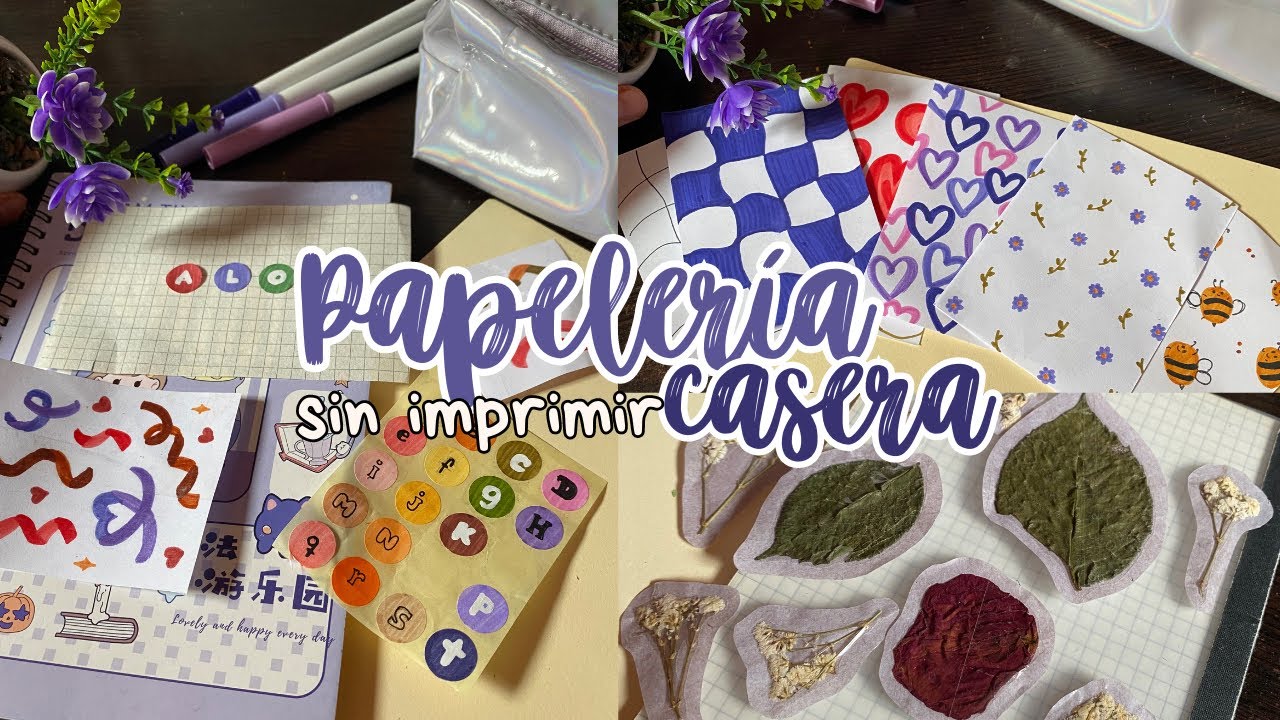 🪴🌾Papelería casera (sin imprimir) Pt. 3🌿🌞