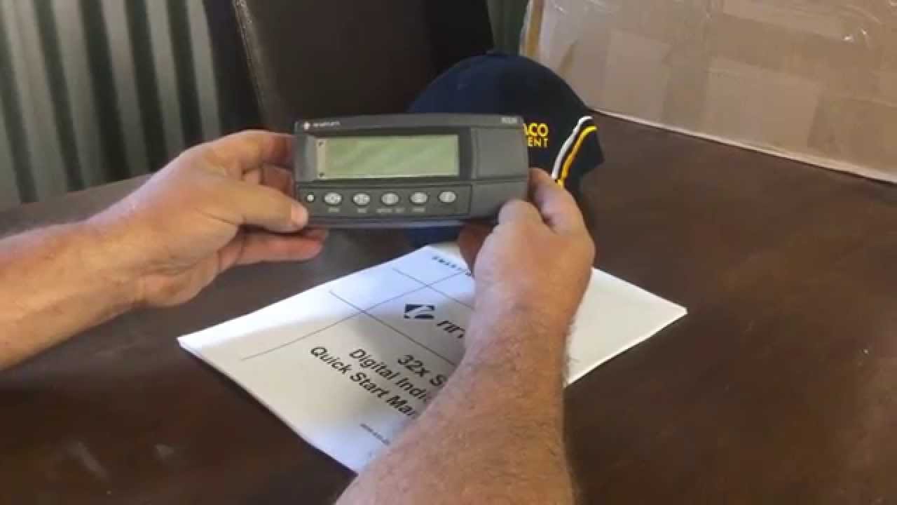 Landaco Equipment - Rinstrum R320 Zero Calibration