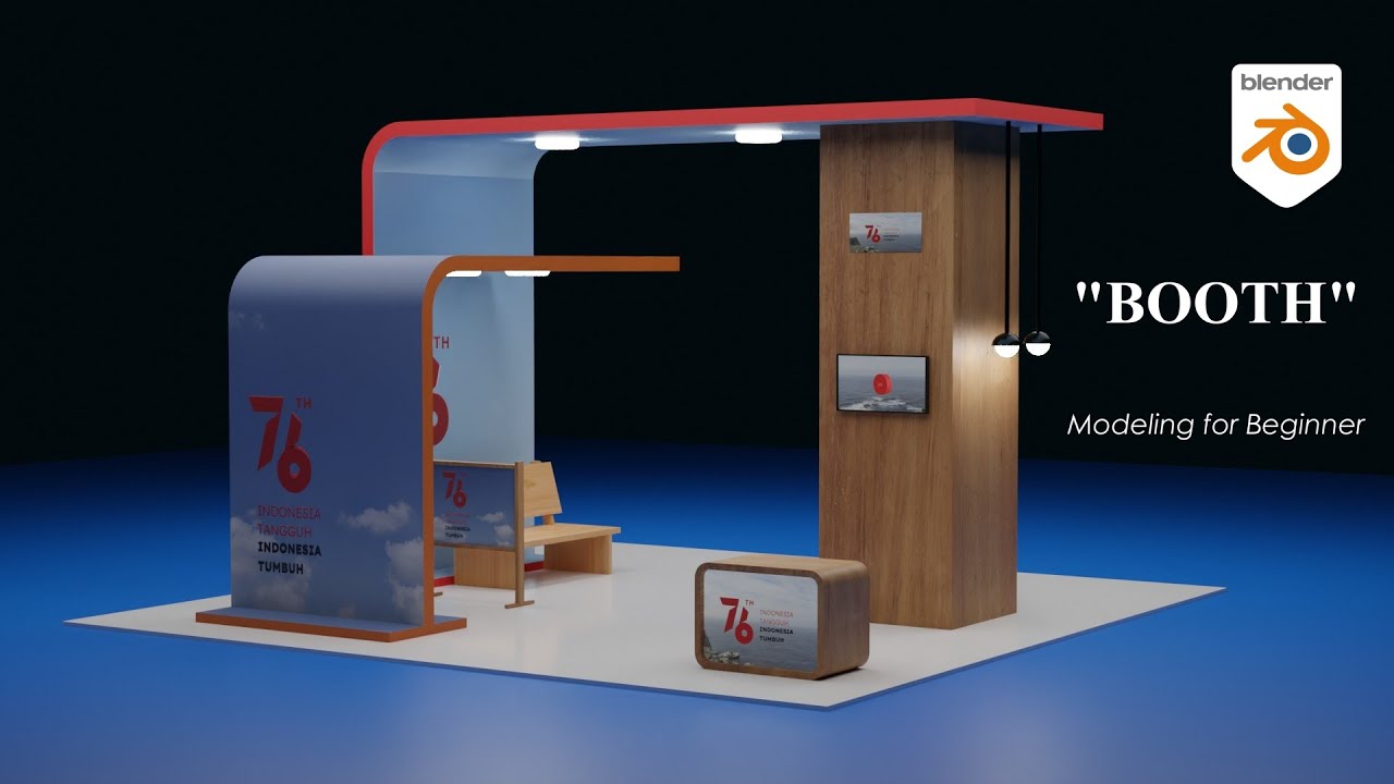 Bikin Stand BOOTH dengan Blender
