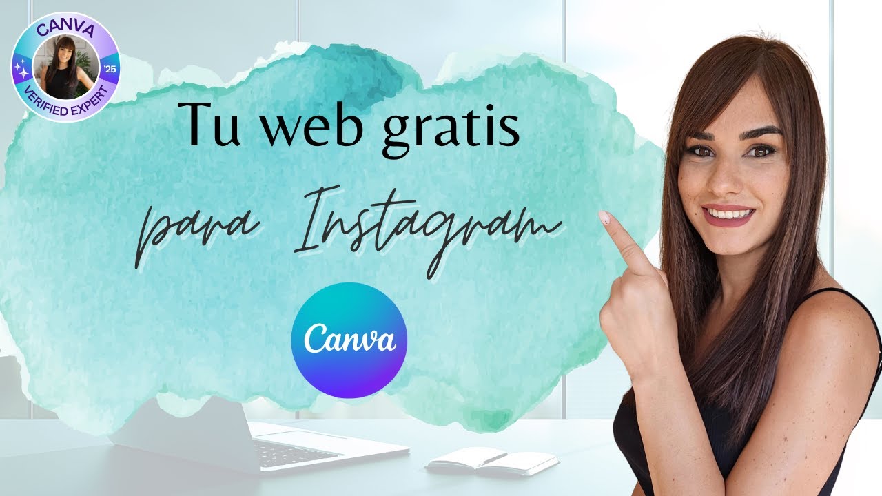 Cómo hacer una WEB en Canva GRATIS con un menú de links para tu bio de Instagram 💙