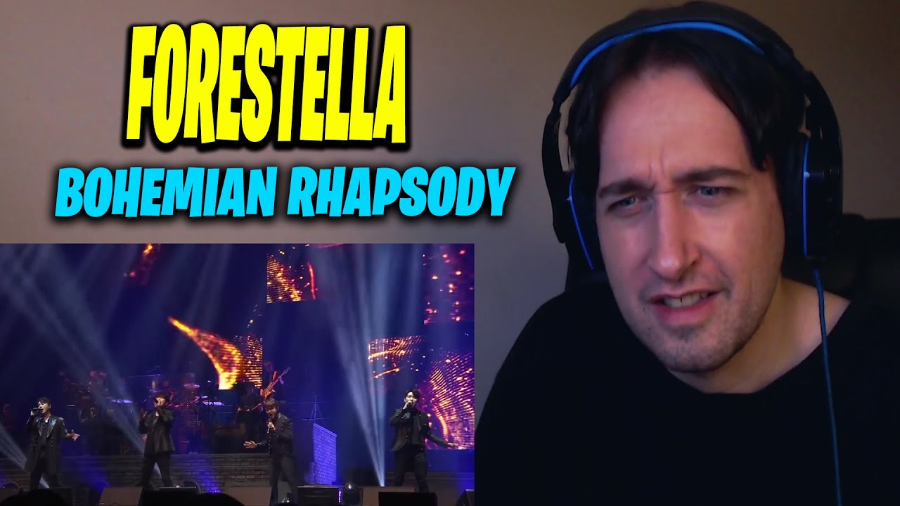 FIRST REACTION TO: [LIVE] Bohemian Rhapsody - 포레스텔라 (강형호, 고우림, 배두훈, 조민규) / Forestella Mystique Live