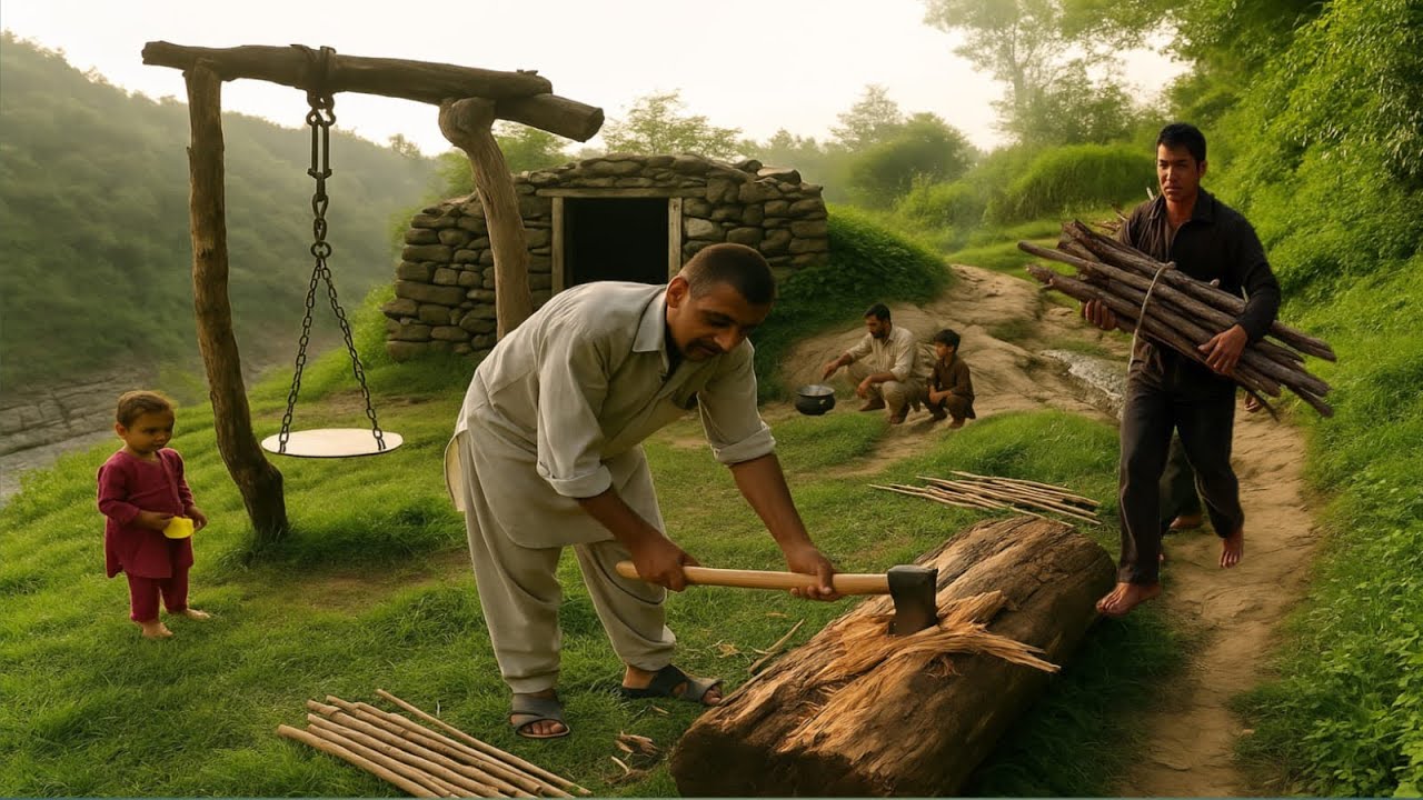Village Life in the Mountains || Daily Routine of Village People in Azad Kashmir