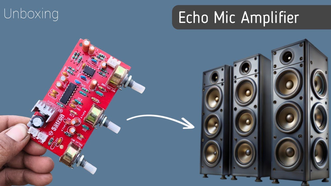 Satron 🎤 MIC Board with ECHO & DELAY with excellent qulity for ₹2...?