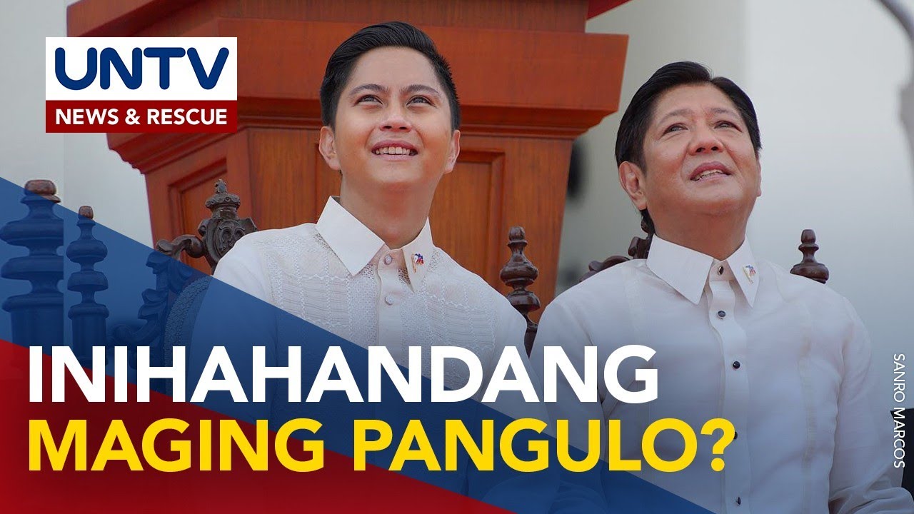 PBBM, itinangging hinuhubog ang anak na si Rep. Sandro Marcos na maging presidente ng bansa