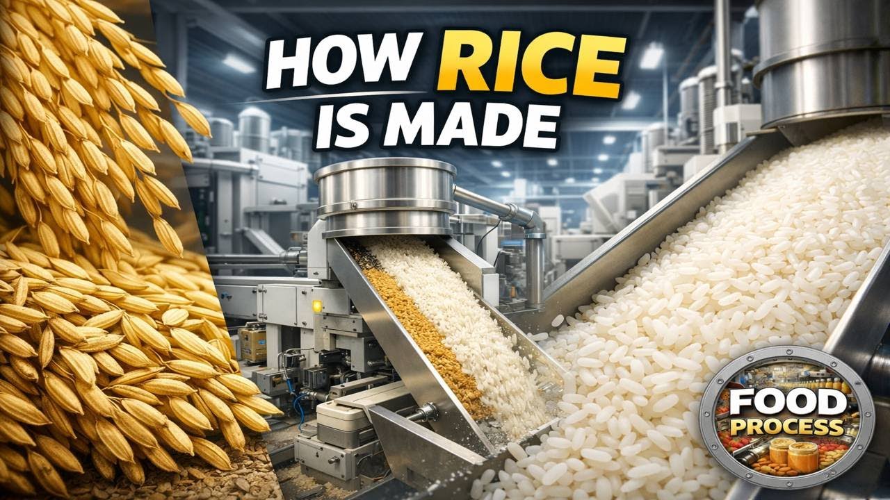 How Rice Is Made | Inside A Modern Food Processing Factory