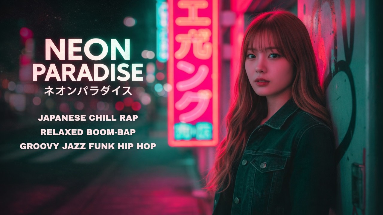 Neon Paradise - Japanese chill rap | smooth beats for late night vibes