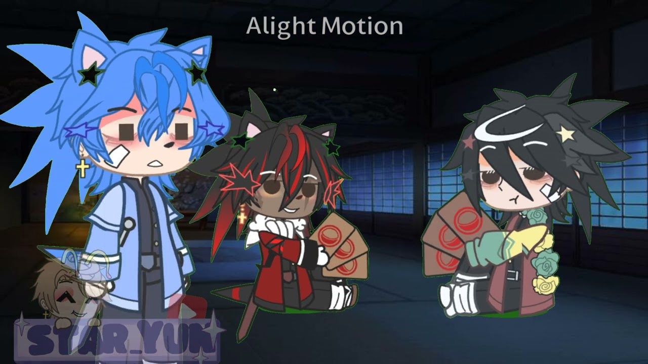 Kny charthers meet soinc and shadow #kny #gacha #soinc #short#giyu#