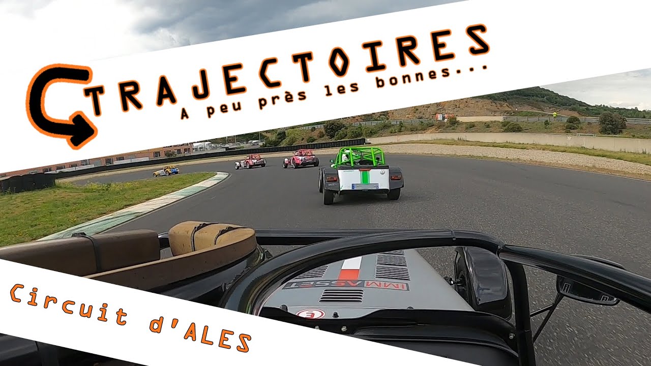 Les trajectoires (ou presque), du circuit d'Alès : un tour en caméra embarquée en Caterham Roadsport