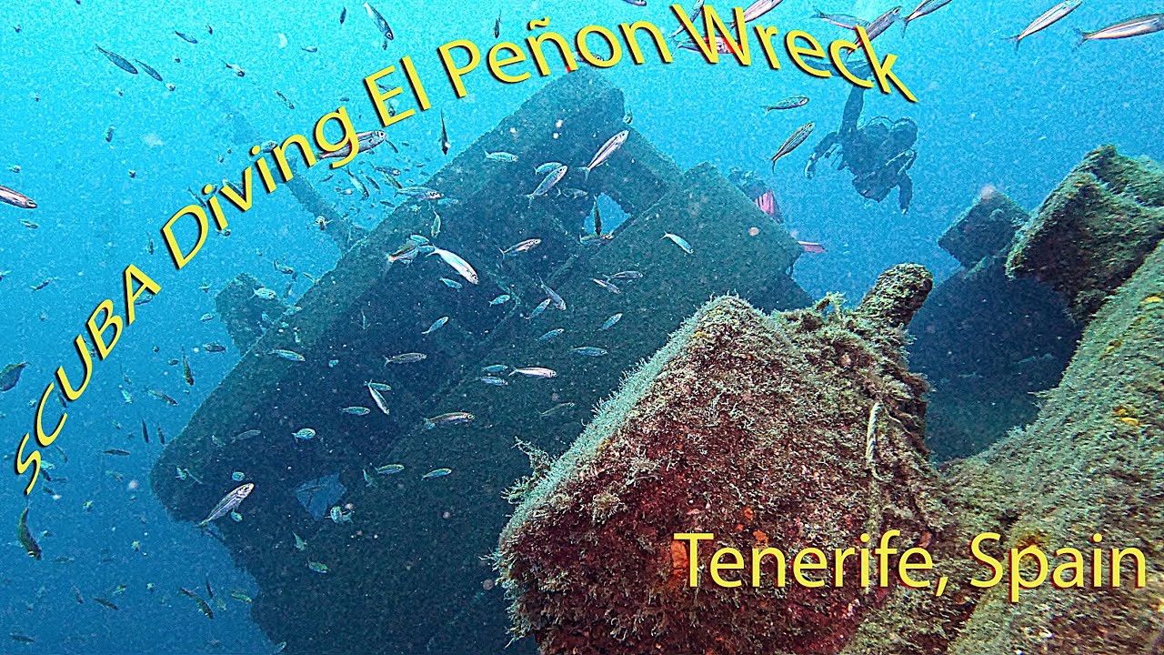 Scuba diving El Peñon wreck in Tenerife
