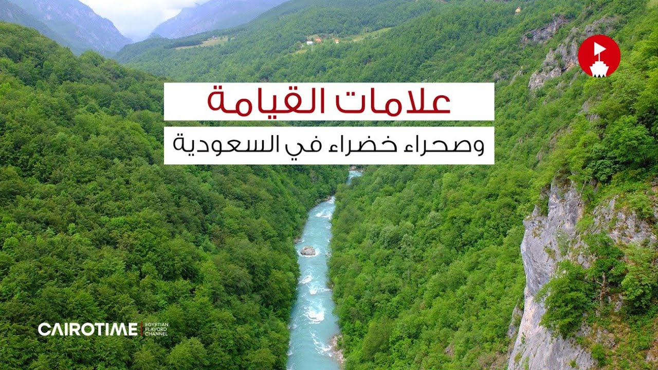 صحراء خضراء في السعودية واقتراب الساعة!