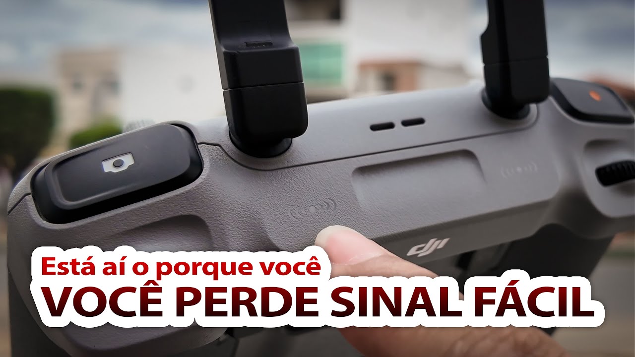 Perda de sinal? Veja como apontar corretamente as antenas do controle remoto em direção ao drone.