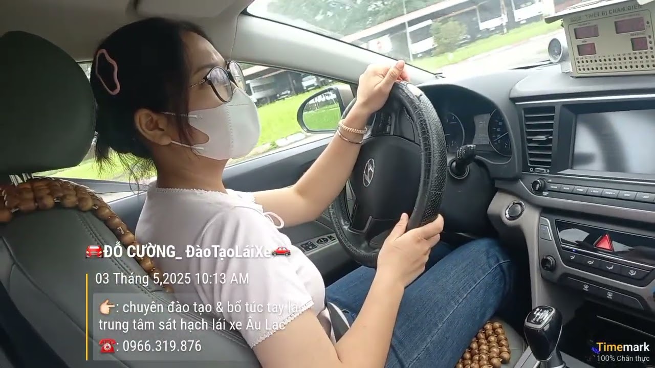 Hướng dẫn học XE CHÍP hạng B số sàn tại sân sát hạch trường ÂU LẠC mới nhất 2025