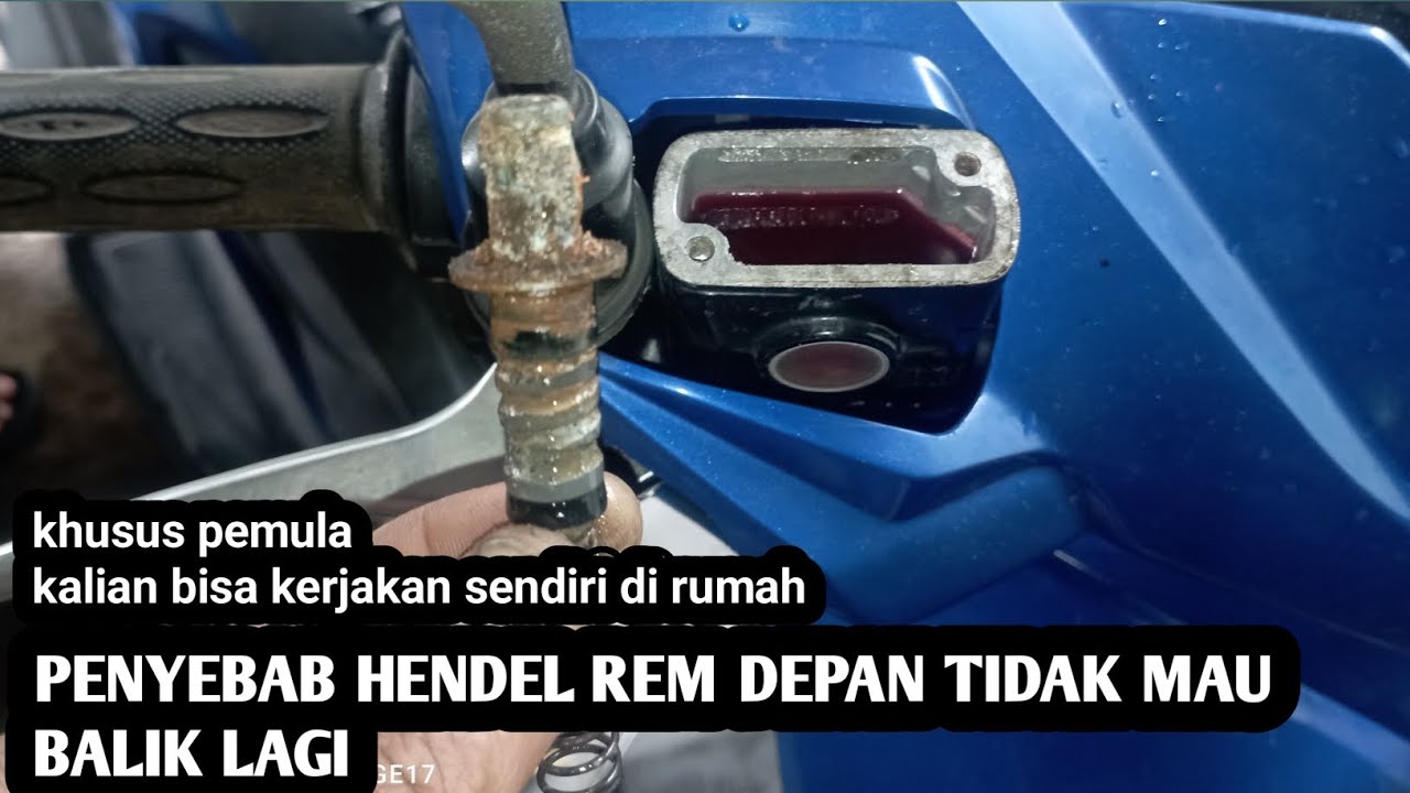 ATASI REM DEPAN MACET || Cara BUANG ANGIN PALSU PADA REM CAKRAM BIAR REM TIDAK NGELOS @im garage