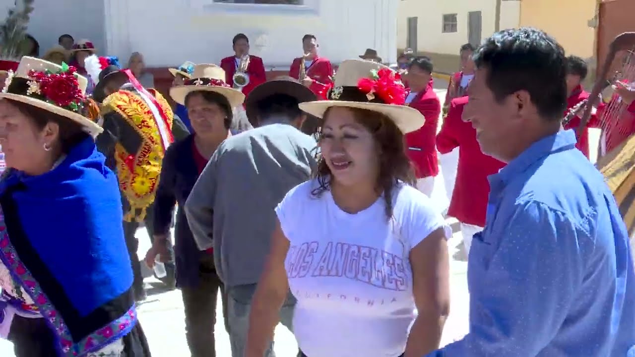 FIESTA COSTUMBRISTA DE  MARCA - ANCASH 2024 - BAILE CON ORQUESTA SUPER ENCANTADORES DE ICHOCA