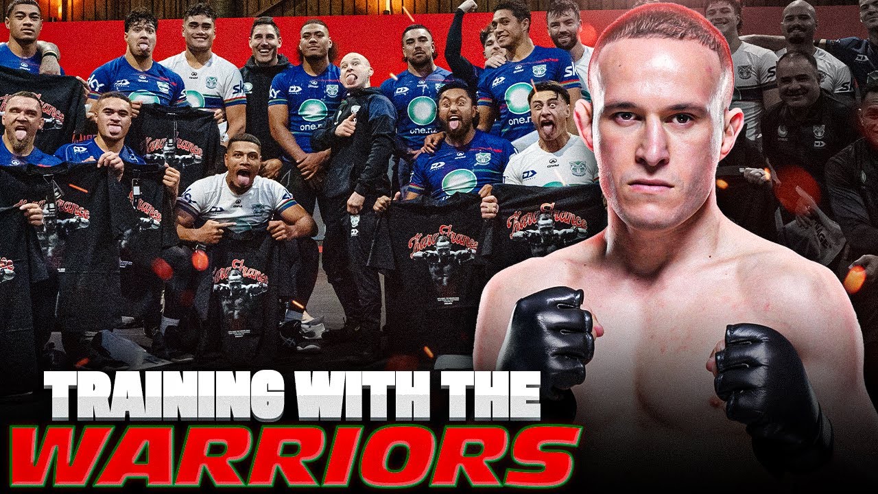 Kai Kara-France Trains with The NZ Warriors Ahead Of His Title Fight