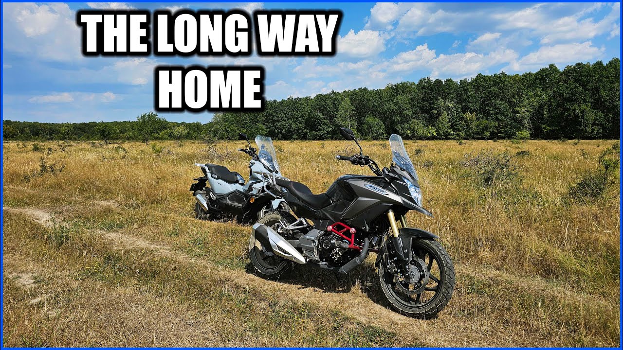 ДОЛГИЙ ПУТЬ ДОМОЙ! (Sym ADX 125, Sym NH-T 200, Daytona Winner 125)