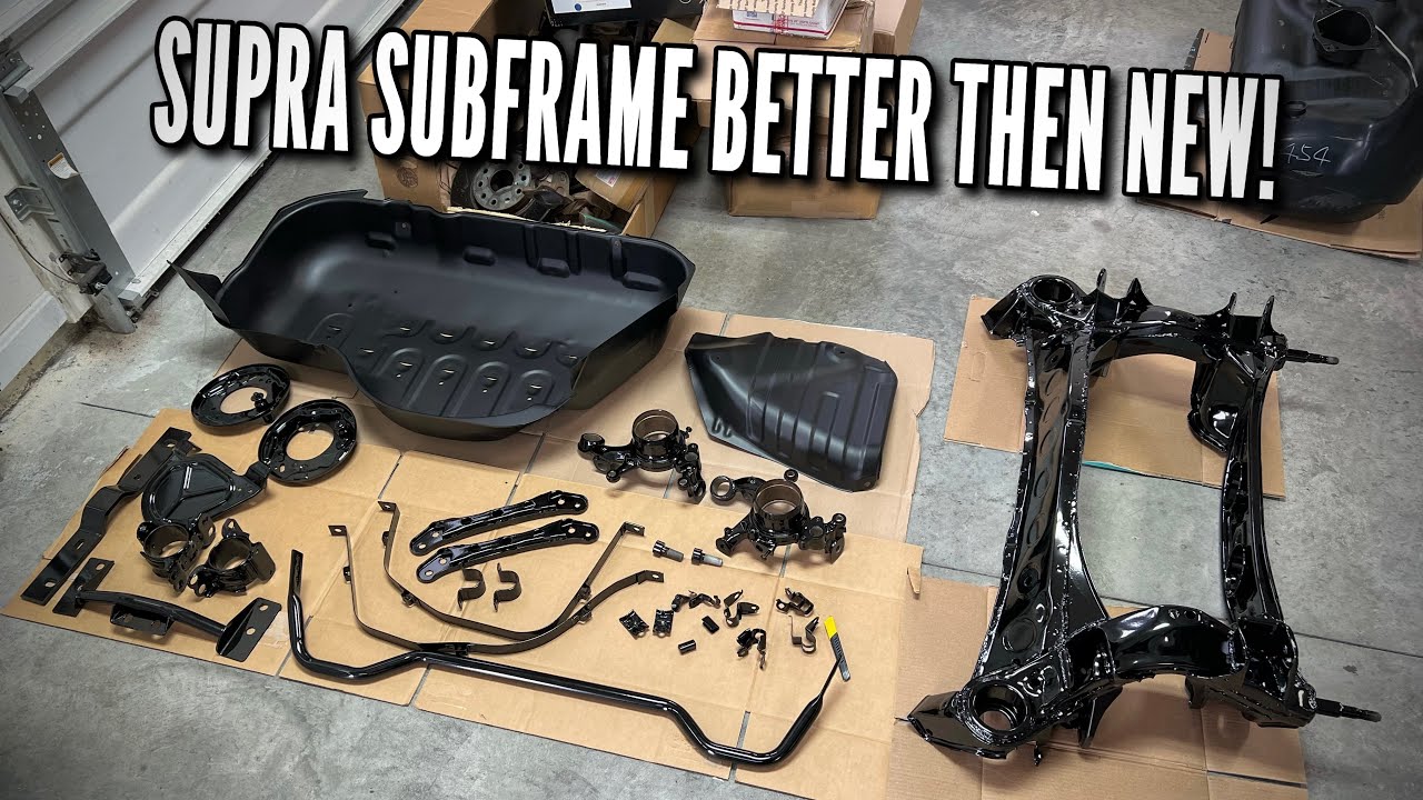 MK4 Supra Rear Subframe Pt.3 (Parts Back From Powdercoating!)