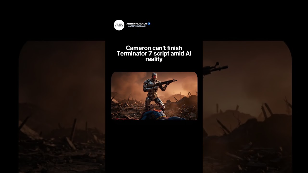 Terminator 7 🔥 #terminator #jamescameron #movies #technology #ai #aivideo #movie #film #blockbuster