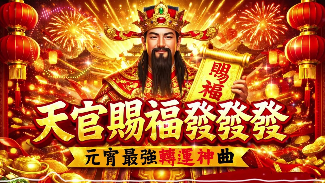 《天官賜福發發發》🔥元宵最強轉運神曲｜今年旺到爆！
