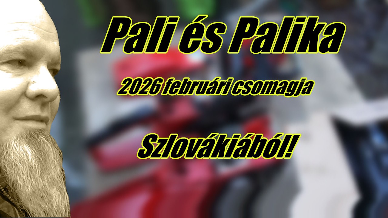 Pali és Palika februári csomagja Szlovákiából.