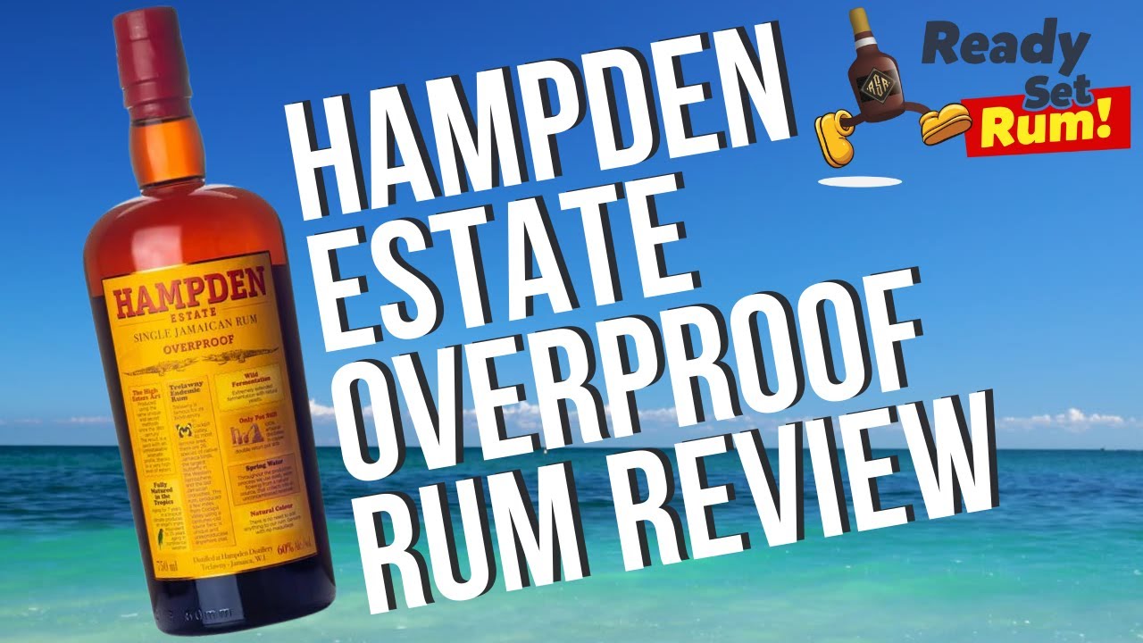 Hampden Estate Overproof Jamaican Rum Review: 120 PROOF | 60% Alcohol | Tropical Aged 8 Year | #rum