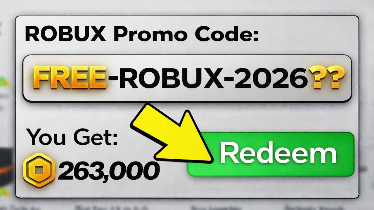 This SECRET Promo Code Gives FREE ROBUX! (Roblox 2026)