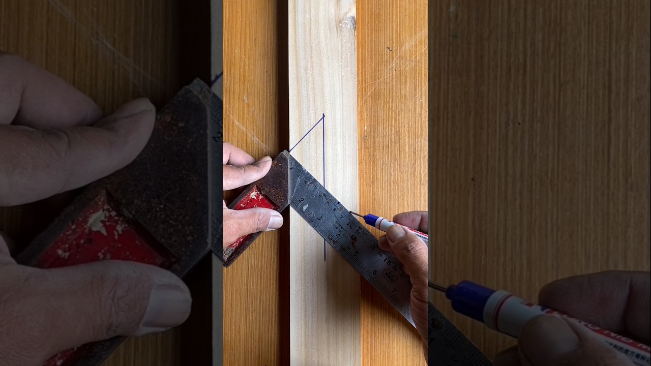 Making a 90 Degree Angle with a Manual Trick #woodworking #diy #tips #tipsandtricks