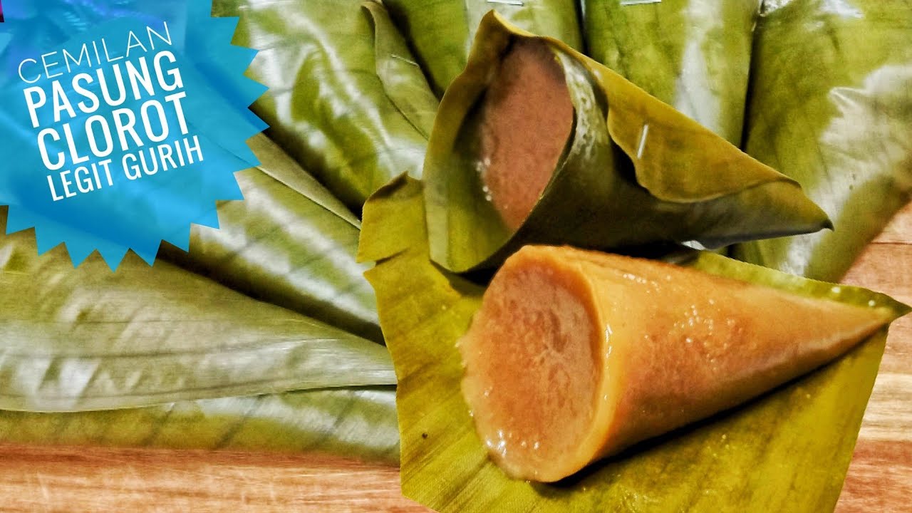 Olahan tepung beras simpel dan enak - Kue Pasung Clorot ala @dapuranglo
