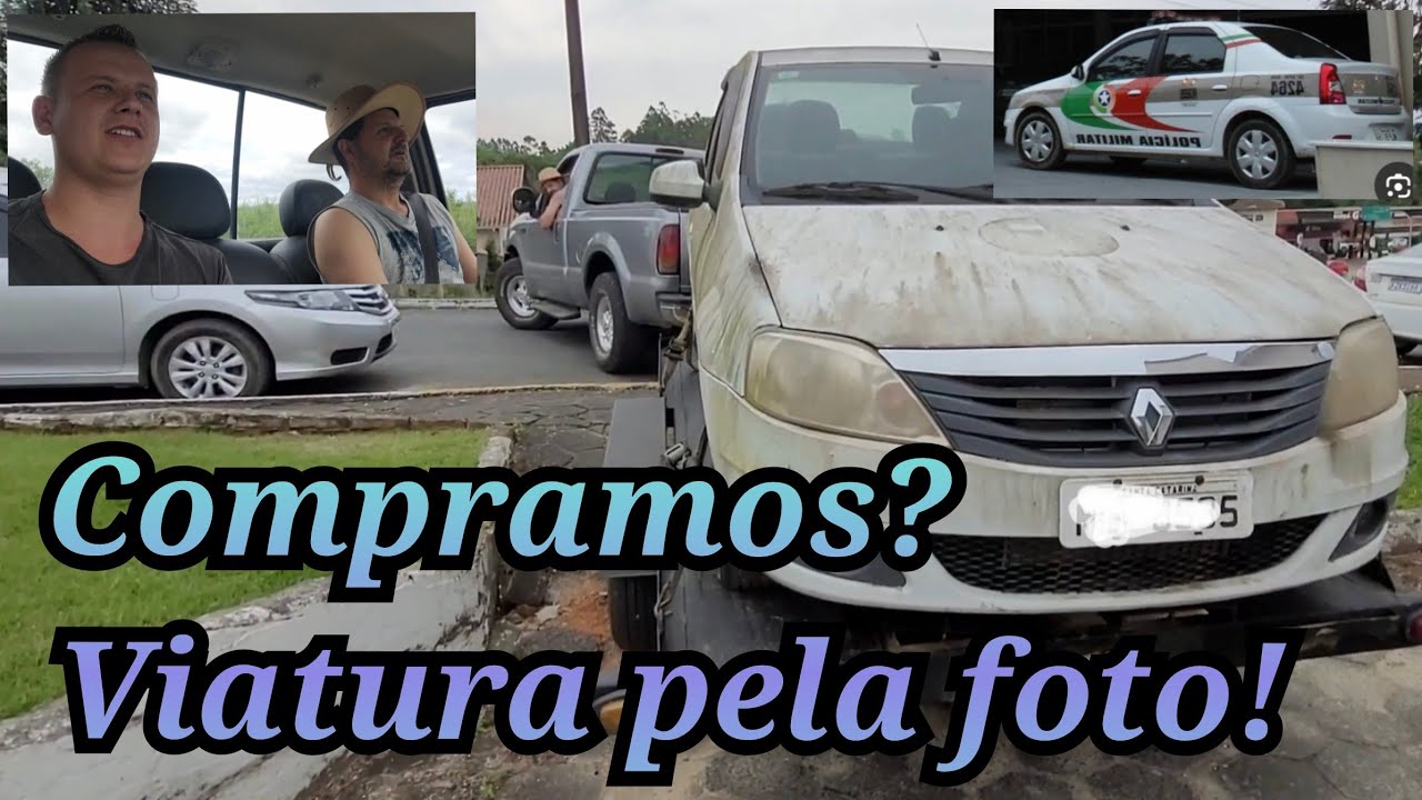Resgate da viatura que compramos da Polícia Militar de SC, e foi só pela foto.