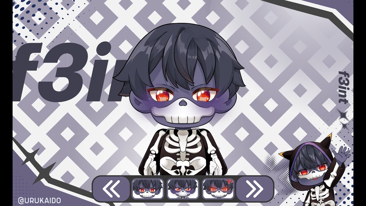 [Showcase Live2D] @f3int007   Vtuber Model