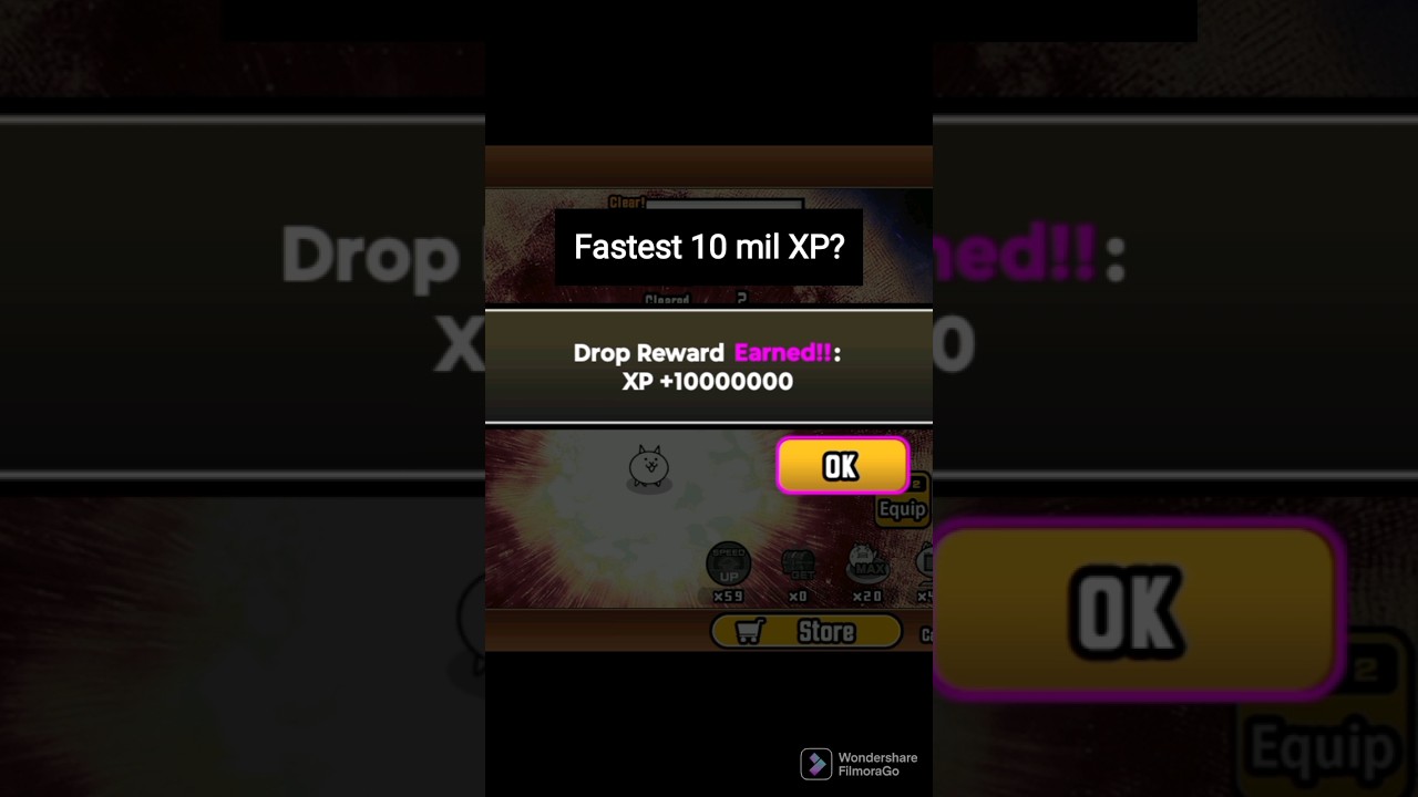 Fastest 10 Million XP 😈 (Battle cats)