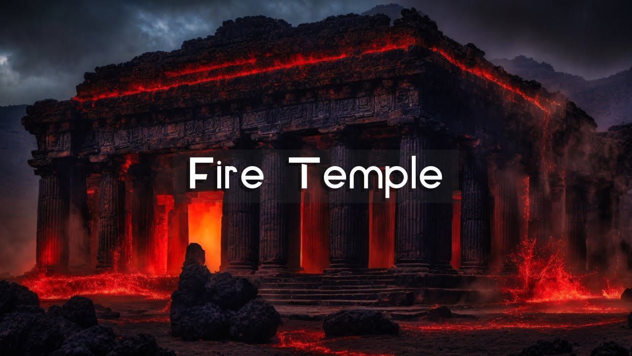 Fire Temple | Dark Ambient Sounds for Relaxation | Eerie Atmosphere