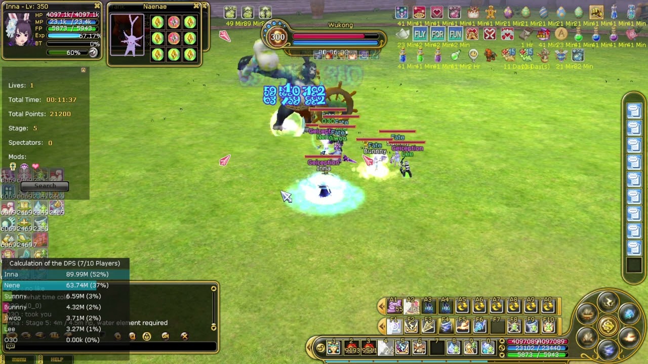 Insanity Flyff - 8 man hard colo, full run