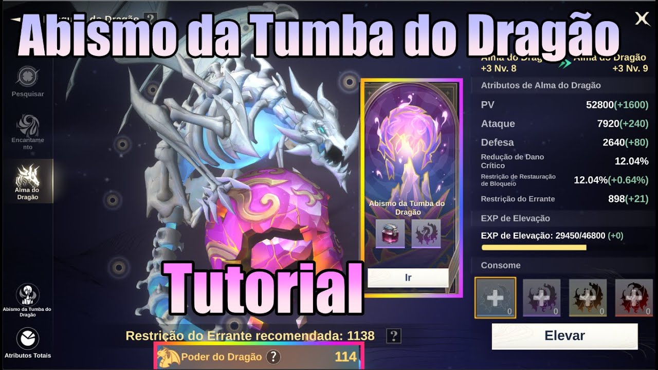 GD1v9 - The Legend of Neverland - Abismo da Tumba do Dragão ( Tutorial) Poder do Dragão